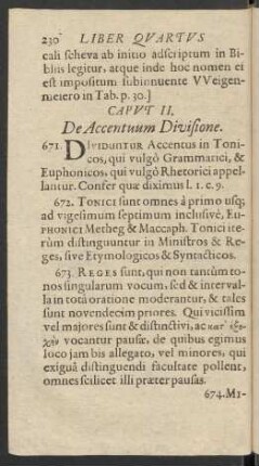 Caput II. De Accentuum Divisione