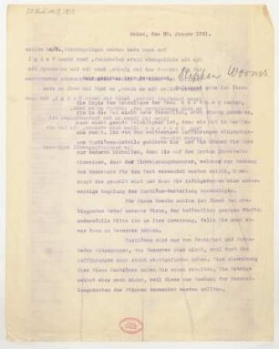Brief an Karl Stephan : 28.01.1921