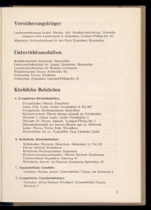 Unterrichtsanstalten