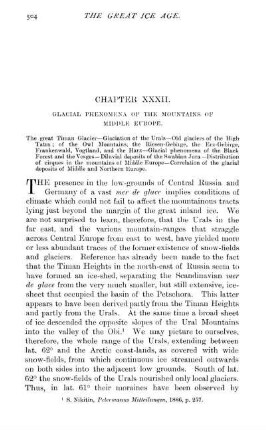 Chapter XXXII. Glacial Phenomena Of The Mountains Of Middle Europe