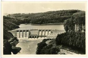 Kriebstein. Talsperre, Sperrmauer