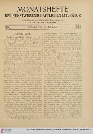 Siebentes Heft (Juli 1905)