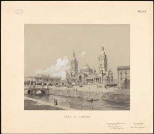 Berliner Dom Schinkelwettbewerb 1884: Perspektivische Ansicht