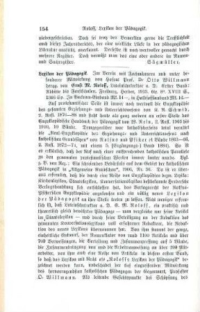 154-155 [Rezension] Abbitte bis Forstschulen