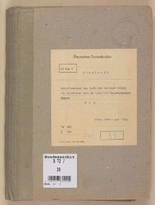 Chef der Berliner Gruppe des Bundesamtes und stellvertretender Bundeskanzler, ab 1. Okt. 1930 Bundeskanzler, Siegfried Wagner: Bd. 4