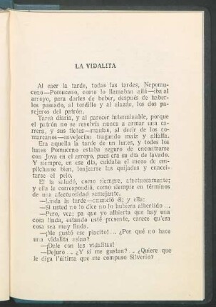 La Vidalita