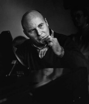 Hans Werner Henze (1926-2012; Komponist, Dirigent). Köln. November 1985
