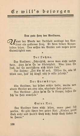 Er will's besorgen