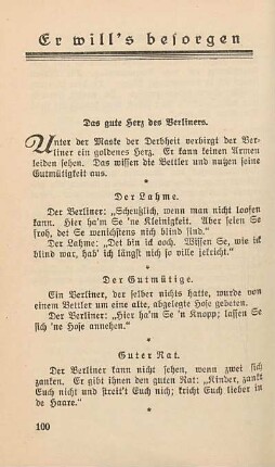 Er will's besorgen