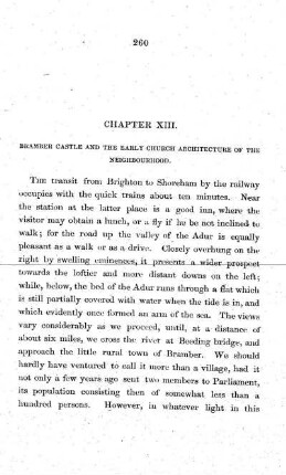 XIII. Bramber Castle, and the early Church Architecture of the neighbourhood
