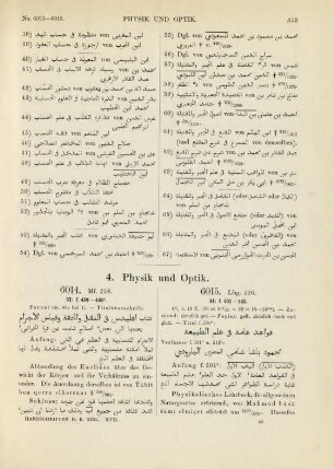 4. Physik und Optik (No. 6014-6022)