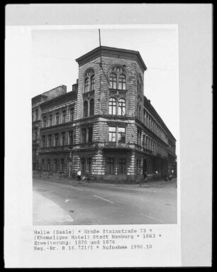 ehemaliges Hotel Stadt Hamburg