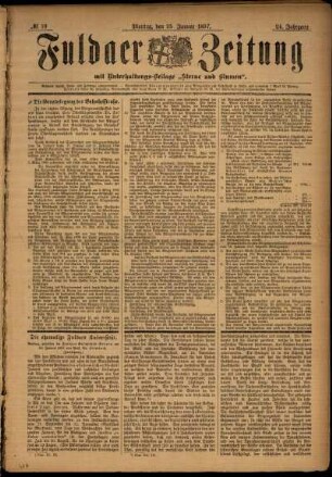 Ausgabe vom Montag, den 25. Januar 1897.