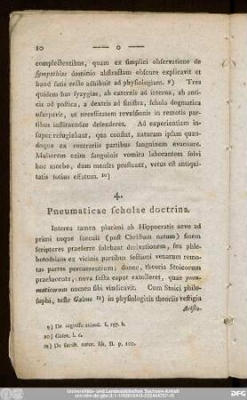 4. Pneumaticae scholae doctrina.