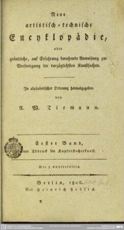 1: Von Abdruck bis Kupferstecherkunst