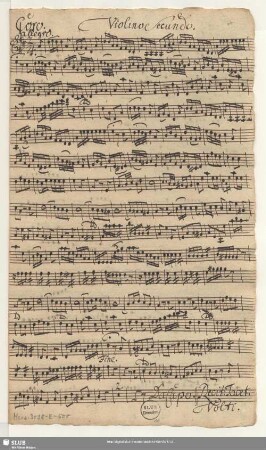 Violino Secundo.