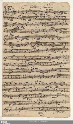 Violino Secundo.