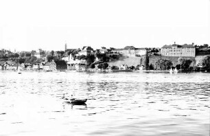 Meersburg: Blick vom See auf Meersburg, Gesamtansicht