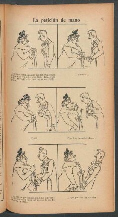 La petición de mano - [Cómic]