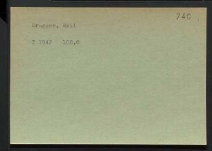 Brugger, Emil