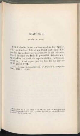 Chapitre III. Durée du droit