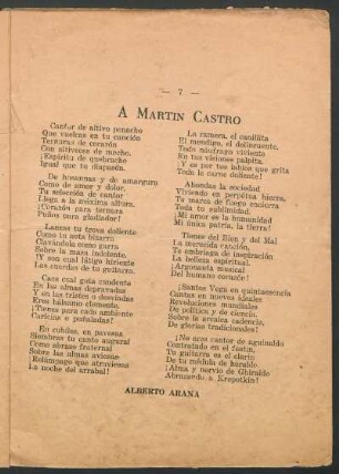 A Martín Castro