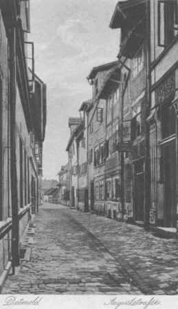 Auguststraße. Detmold. Aufnahmedatum unbekannt