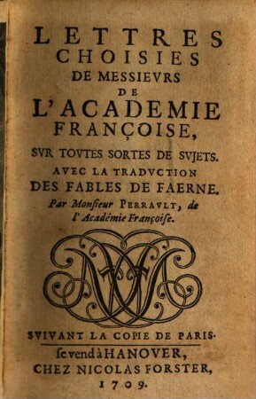 Lettres choisies
