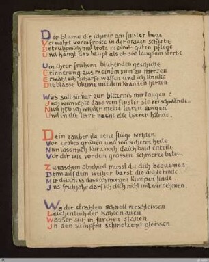 Wo die strahlen schnell verschleissen : [SW IV, S. 33/135]