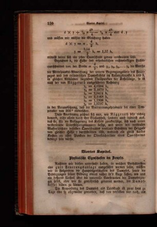 Viertes Kapitel. Physikalische Eigenschaften des Dampfes.