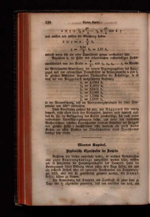 Viertes Kapitel. Physikalische Eigenschaften des Dampfes.