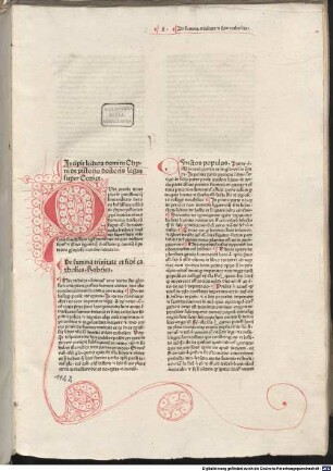 Incipit lectura domini Chyni de pistorio doctoris legum super Codice, Prima pars. In Cod. I-V