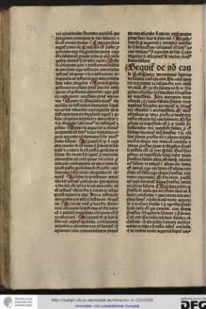Postquam determinavit superius de fallacia consequentis, hic consequenter determinat de fallacia secundum non causam ut causam.