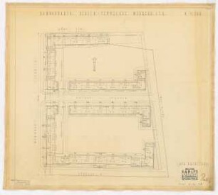 Wohnhausbebauung Werbergstraße, Berlin-Tempelhof: Lageplan 1:500