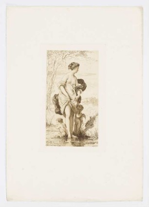 Susanna im Bade, Blatt 6 der Folge "Sammlung von Radierungen und Lithographien"