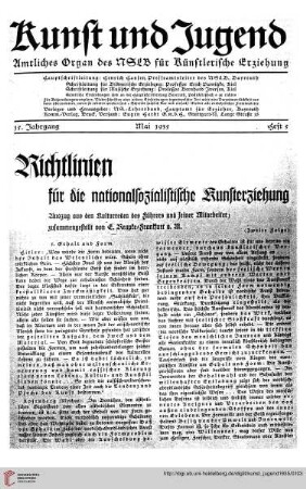 Heft 5 (Mai 1935)