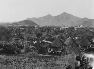 Keren : Hütten und Häuser der Stadt Keren