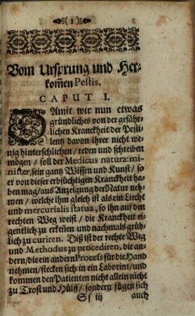 Kurtzer und warhaffter Bericht Von der gefährlichen Kranckheit der Pestilentz