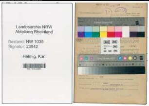 Entnazifizierung Karl Helmig , geb. 22.10.1908 (Maurer)