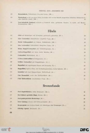 Fibeln (Nr. 432-445)