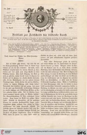 Heft 28 (24. April 1884)