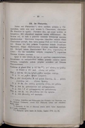 III. De Plutarcho