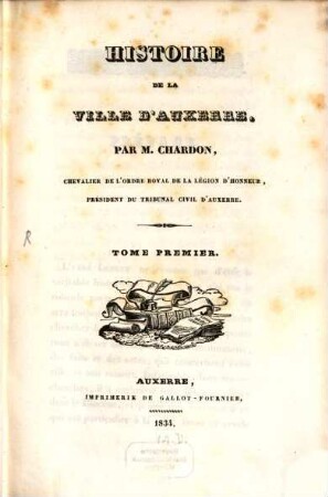Histoire de la ville d'Auxerre, 1
