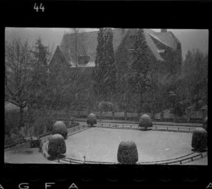 Schneetreiben in Freiburg