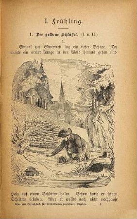 Lese- und Sprachbuch : Bearbeitete von mehreren öffentlichen Lehrern, IIb,1