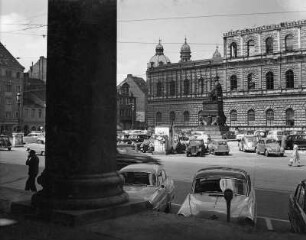 München. Max-Joseph-Platz. Blick vom Nationaltheater