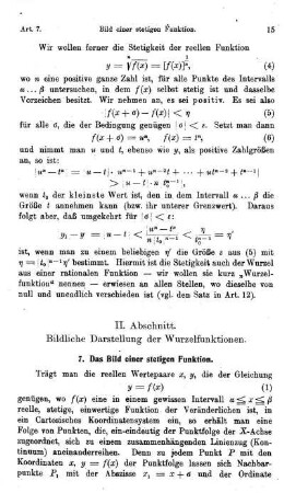 7. Das Bild einer stetigen Funktion