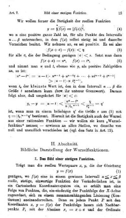 7. Das Bild einer stetigen Funktion