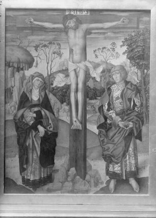 Kreuzigung mit Maria und Johannes