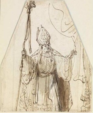 Schauspieler Willem Ruyter als Bischof Gozewijn (recto)